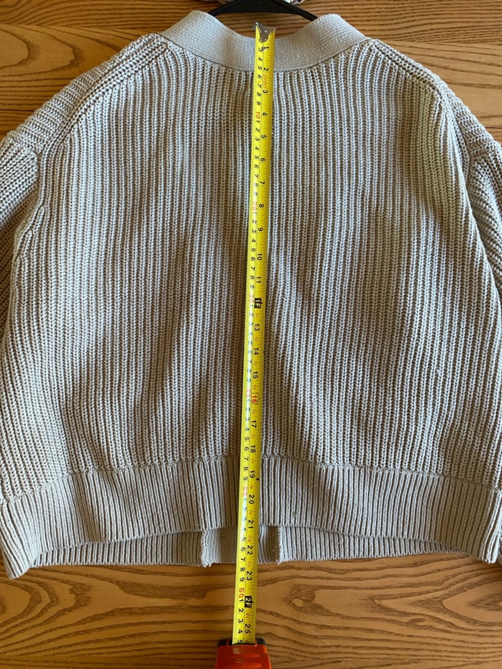 H&M Light Beige Ribbed Button Cardigan - Picture 7 of 7